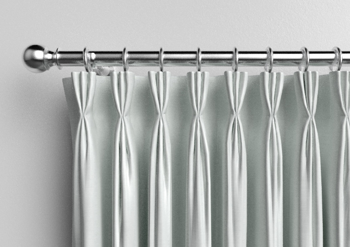 Shima Faux Silk, Silver - Made to Measure Curtains - Image 11